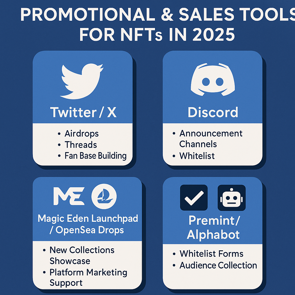 Image: 📢 Ultimate Guide to NFT Promotion & Sales Tools in 2025: From Airdrops to Launchpads